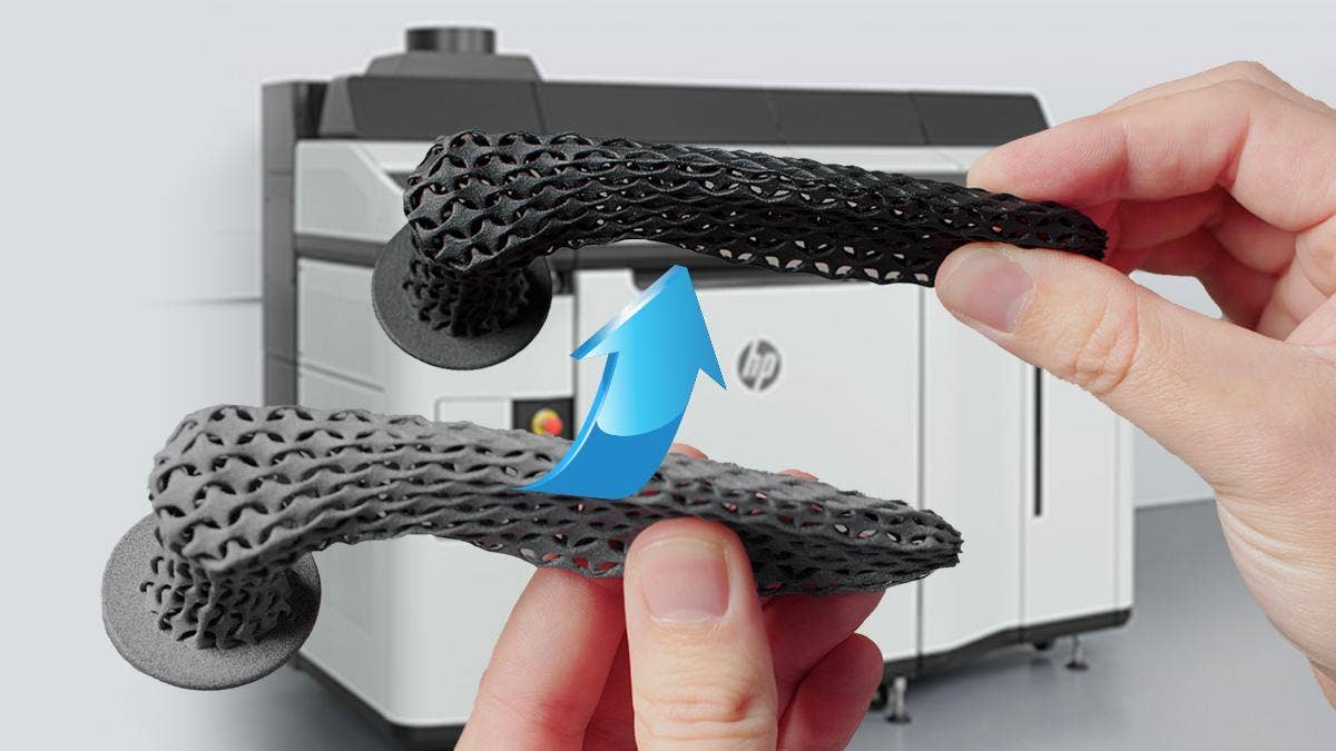 染色HP射流融合3d打印零件
